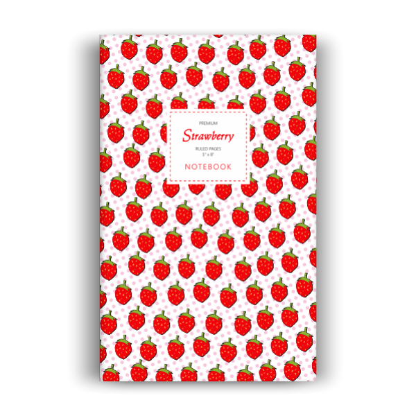 Strawberry Notebook: Pink Edition (5x8 inches)