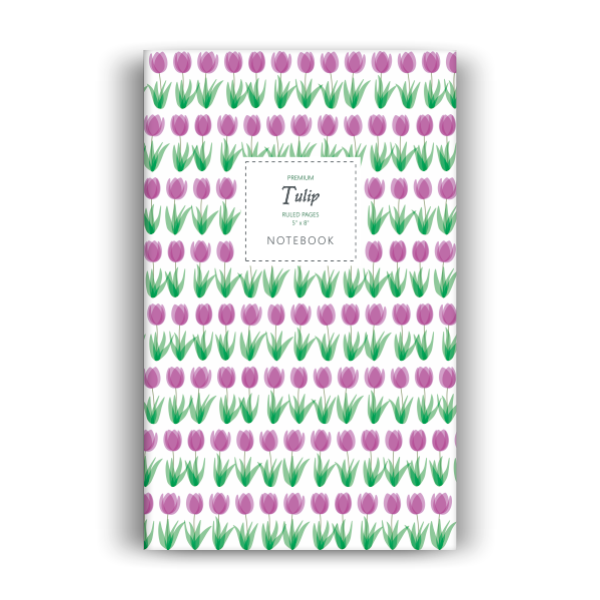 Tulip Notebook: Violet Edition (5x8 inches)