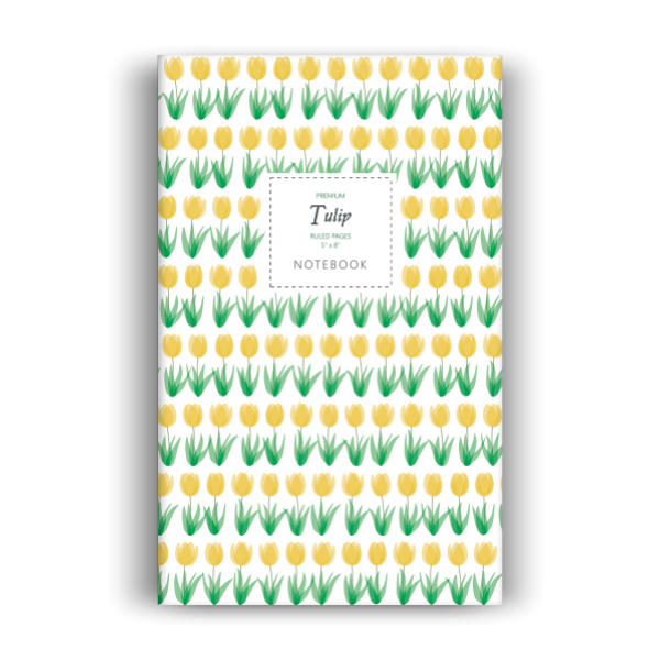 Tulip Notebook: Yellow Edition (5x8 inches)