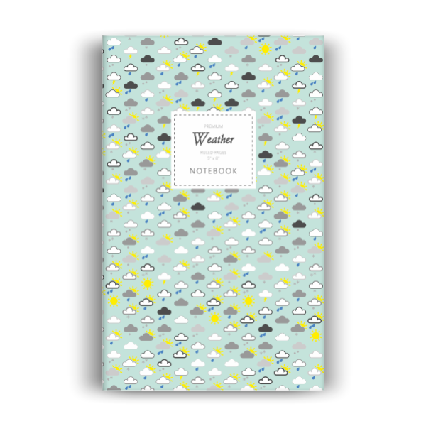 Weather Notebook: Mint Green Edition (5x8 inches)