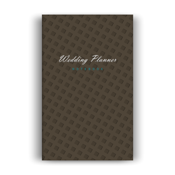 Wedding Planner (Squares) Notebook: Chocolate Edition (5x8 inches)