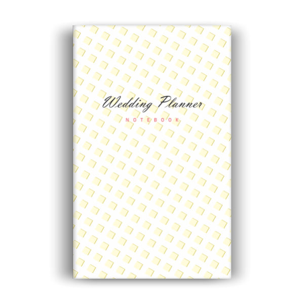 Wedding Planner (Squares) Notebook: White Chocolate Edition (5x8 inches)