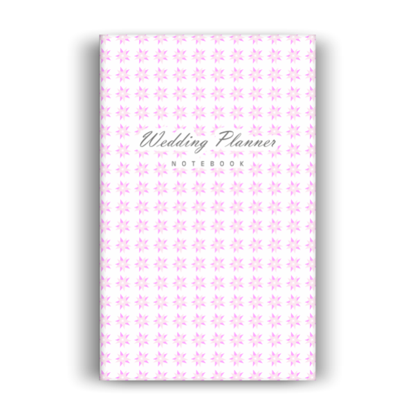 Wedding Planner (Stars) Notebook: Pink Edition (5x8 inches)