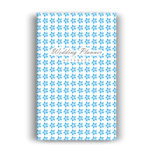 Wedding Planner (Stars) Notebook: Powder Blue Edition (5x8 inches)