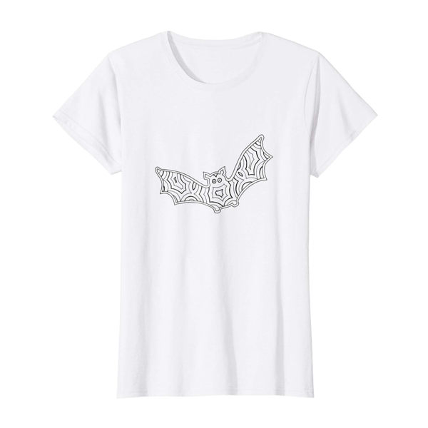 T-Shirt Colouring: Bat (Womens Edition)