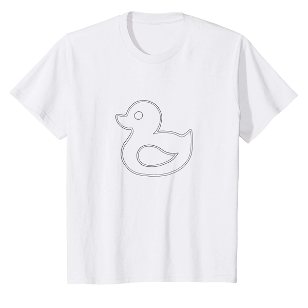 T-Shirt Colouring: Duck (Kids)