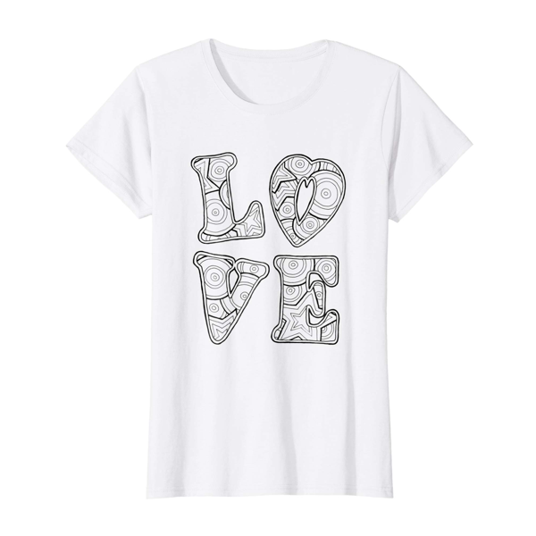 T-Shirt Colouring: Love (Womens Edition)