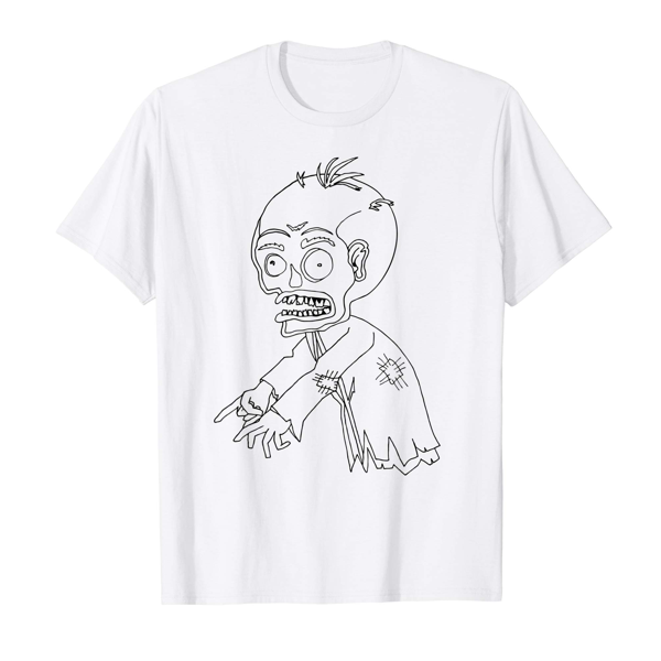 T-Shirt Colouring: Zombie (Mens Edition)