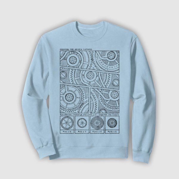 Tops & Sweatshirts: Engineer Blueprint