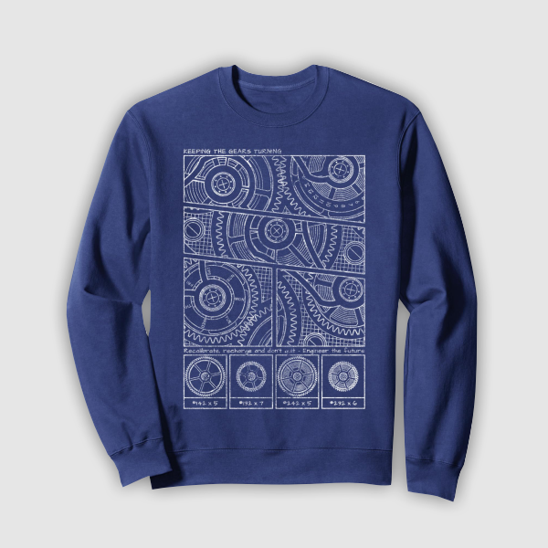 Tops & Sweatshirts: Engineer Blueprint