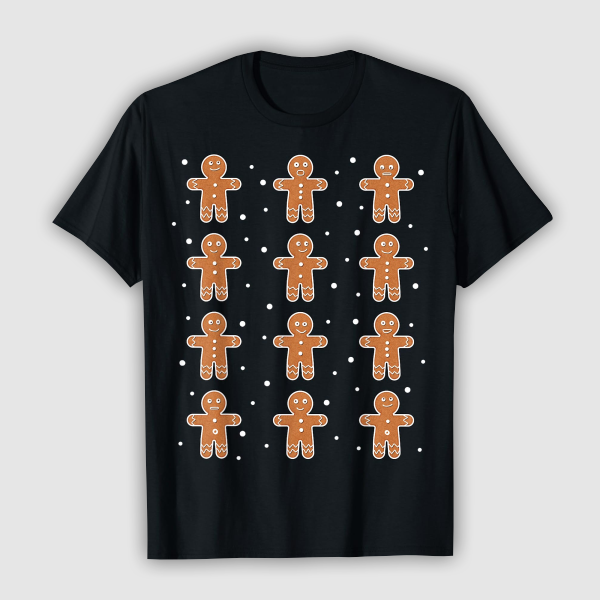 Tops & T-Shirts: Gingerbread Friends