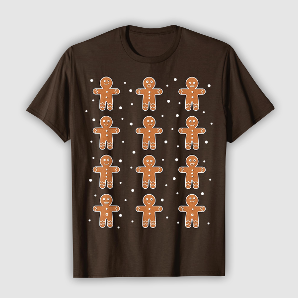 Tops & T-Shirts: Gingerbread Friends